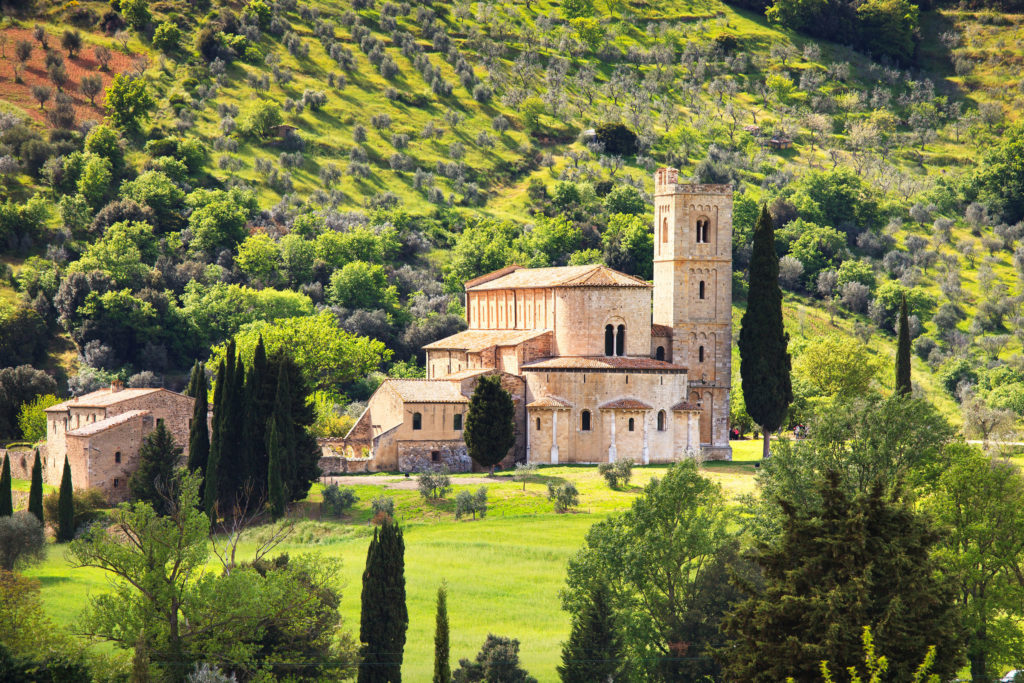 Abadia de Sant’Antimo, Montalcino – Toscana. Foto: Stevanzz/ 123RF
