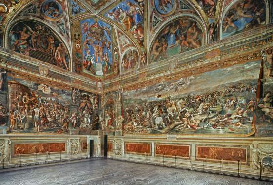 Sala di Costantino - Stanze di Raffaello - Museus Vaticanos