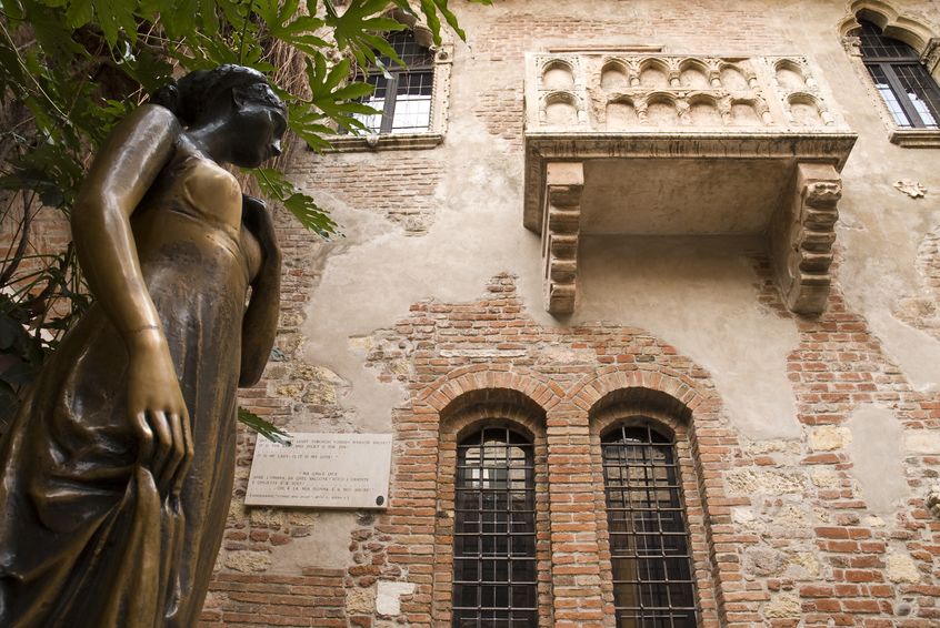 Casa de Julieta - Verona. Foto: Fernando Carniel Machado / 123RF