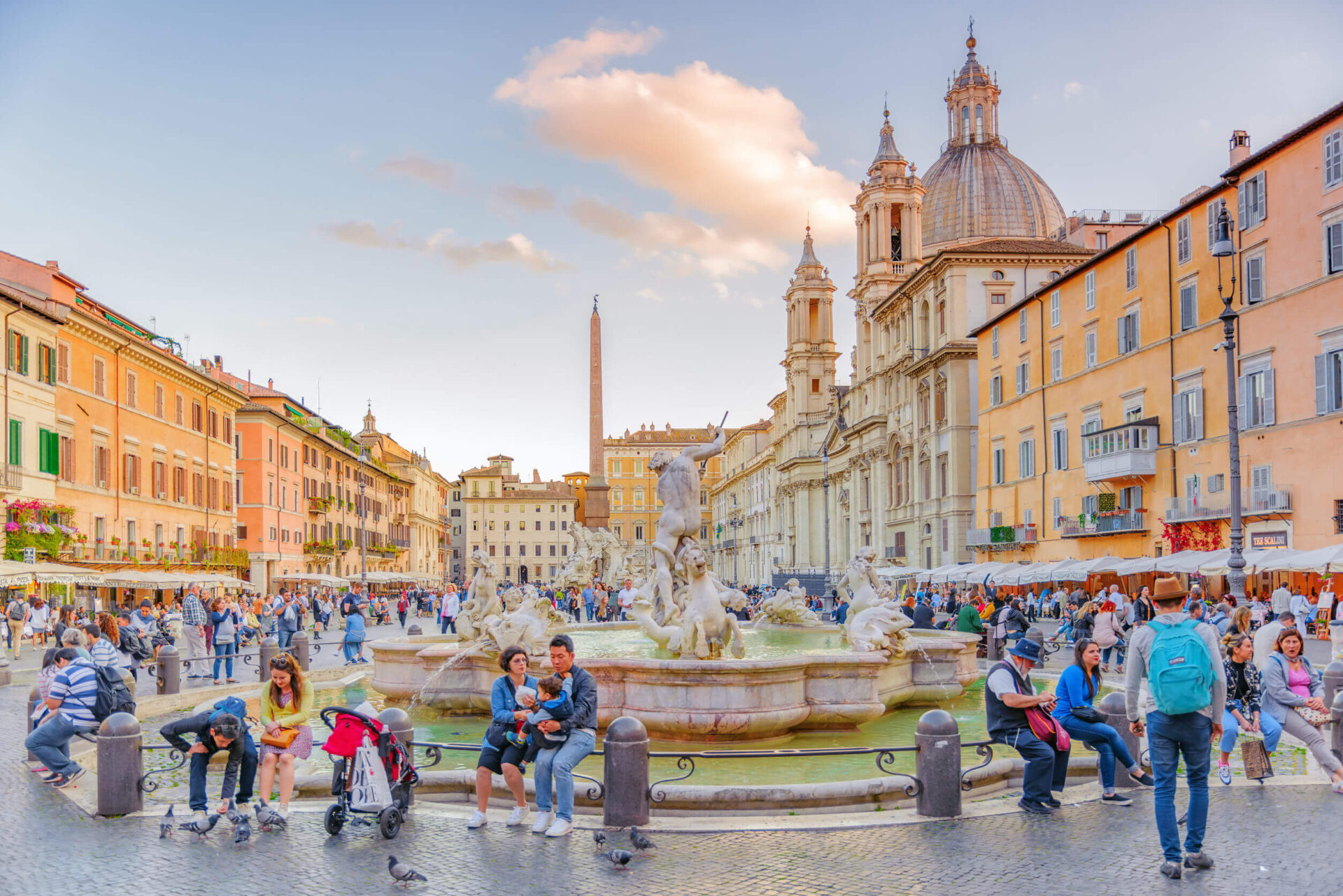 Piazza Navona em Roma. Foto: Brian Kinney / 123RF