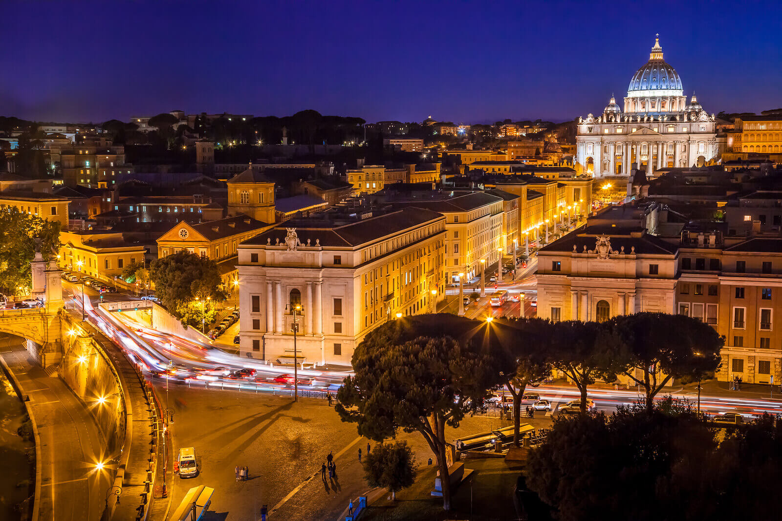 Vista da Basílica de São Pedro - Vaticano - Itália