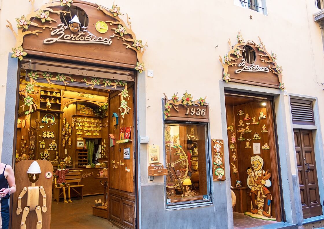 Loja Bartolucci em Florença.