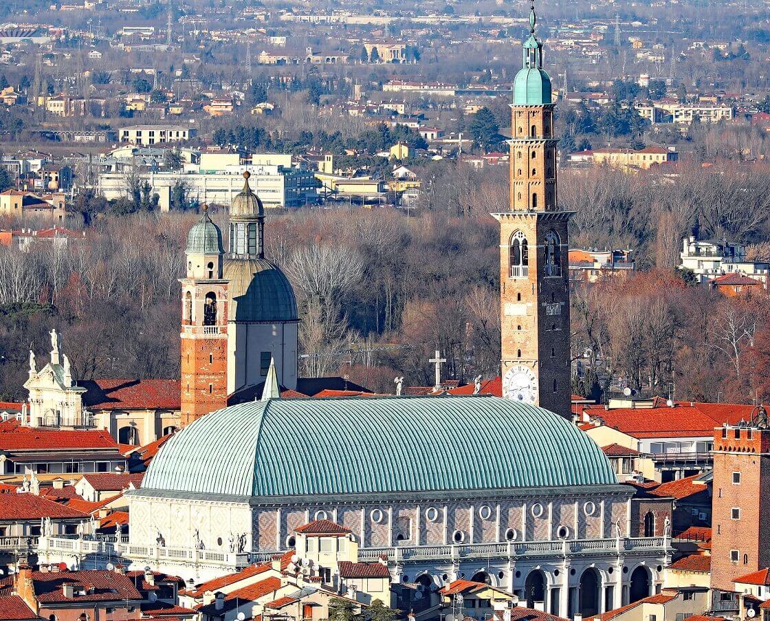 Basílica Palladiana em Vicenza, também conhecida como a cidade de Palladio. Patrimônio da humanidade desde 1994.
