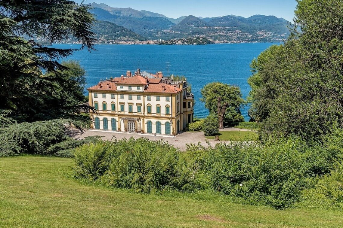 Vista da Villa Pallavicino - Stresa. Lago Maggiore.