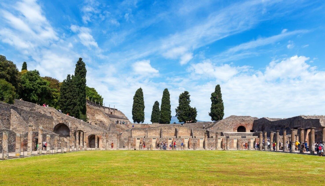Quadripórtico dos Teatros em Pompeia
