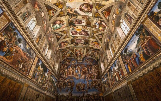Itália: Capela Sistina, Museus Vaticanos.