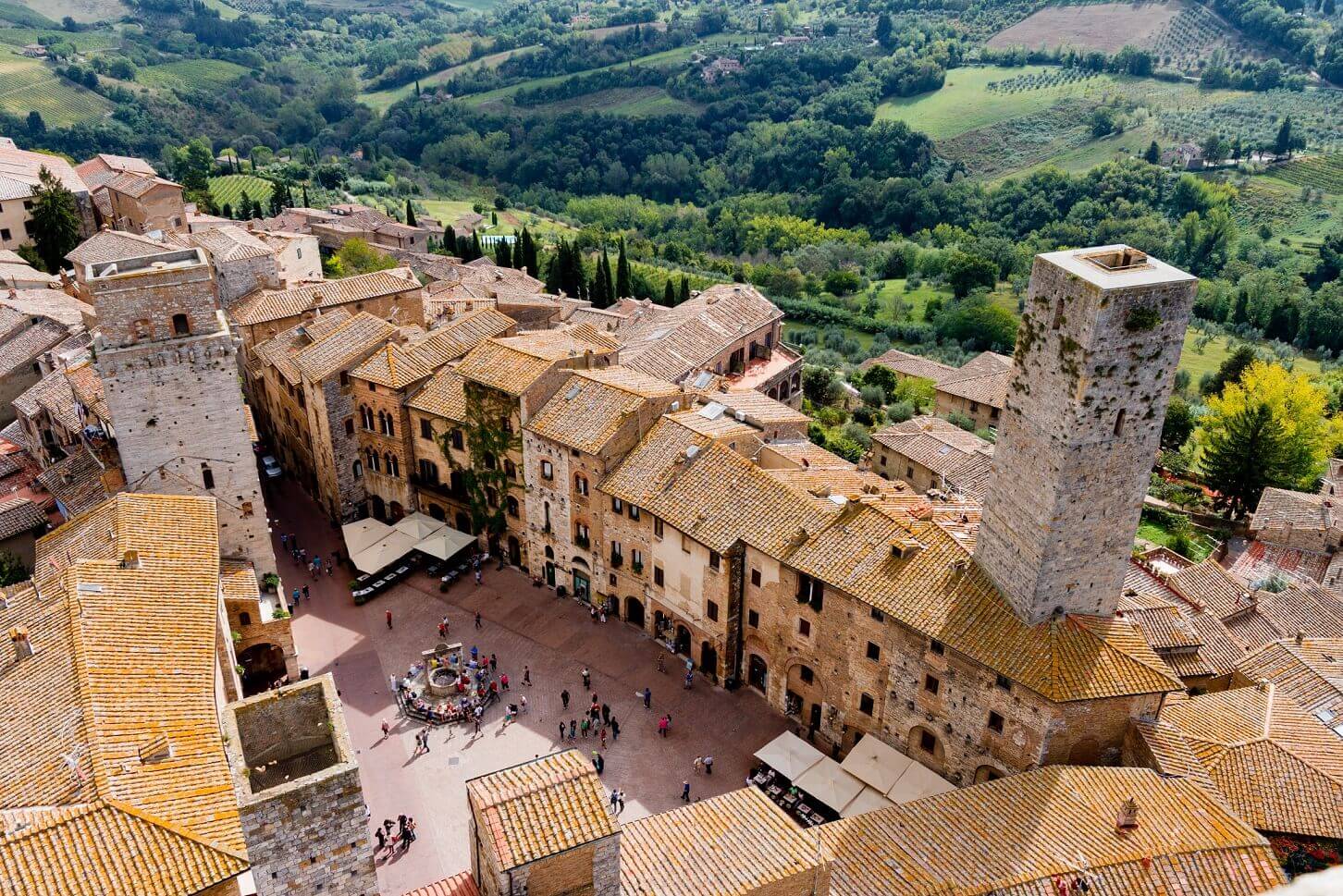 San Gimignano, Toscana.