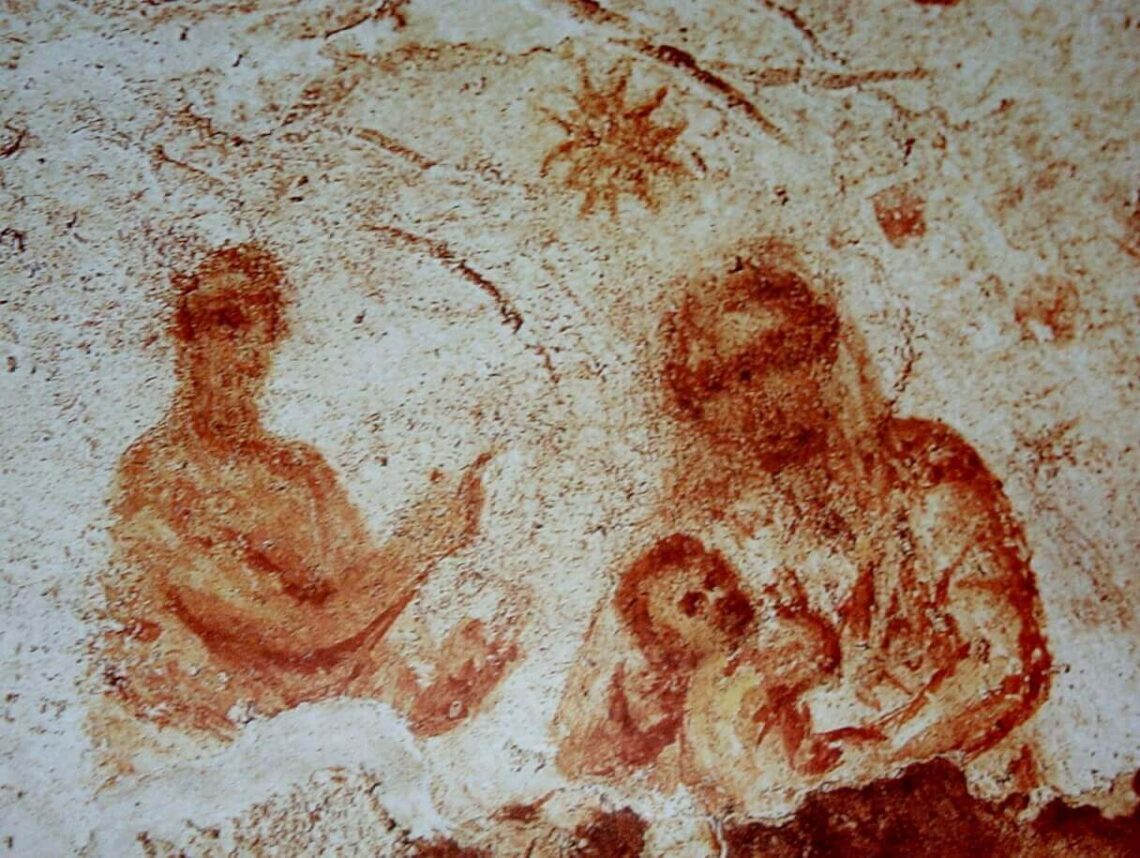 Natividade Catacumbas de Santa Priscila – Roma.
