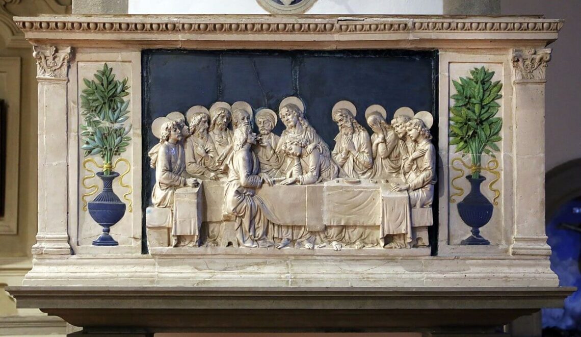 Última Ceia de Andrea della Robbia.