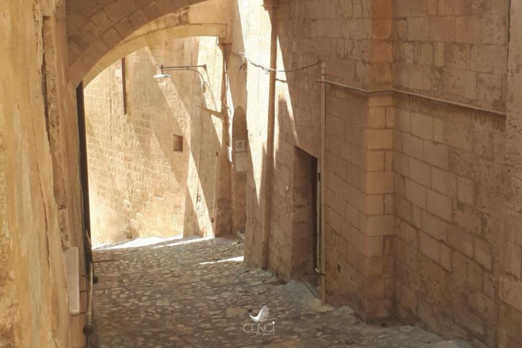Rua de Matera, na Basilicata, Sul da Itália.