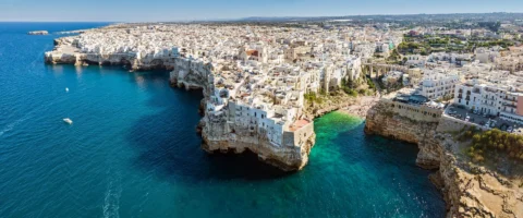 Sicília e Puglia 13 dias. Polignano a Mare, Puglia.