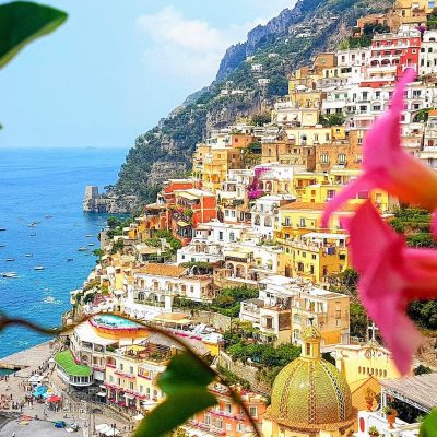 Sul da Itália. Vista de Positano.